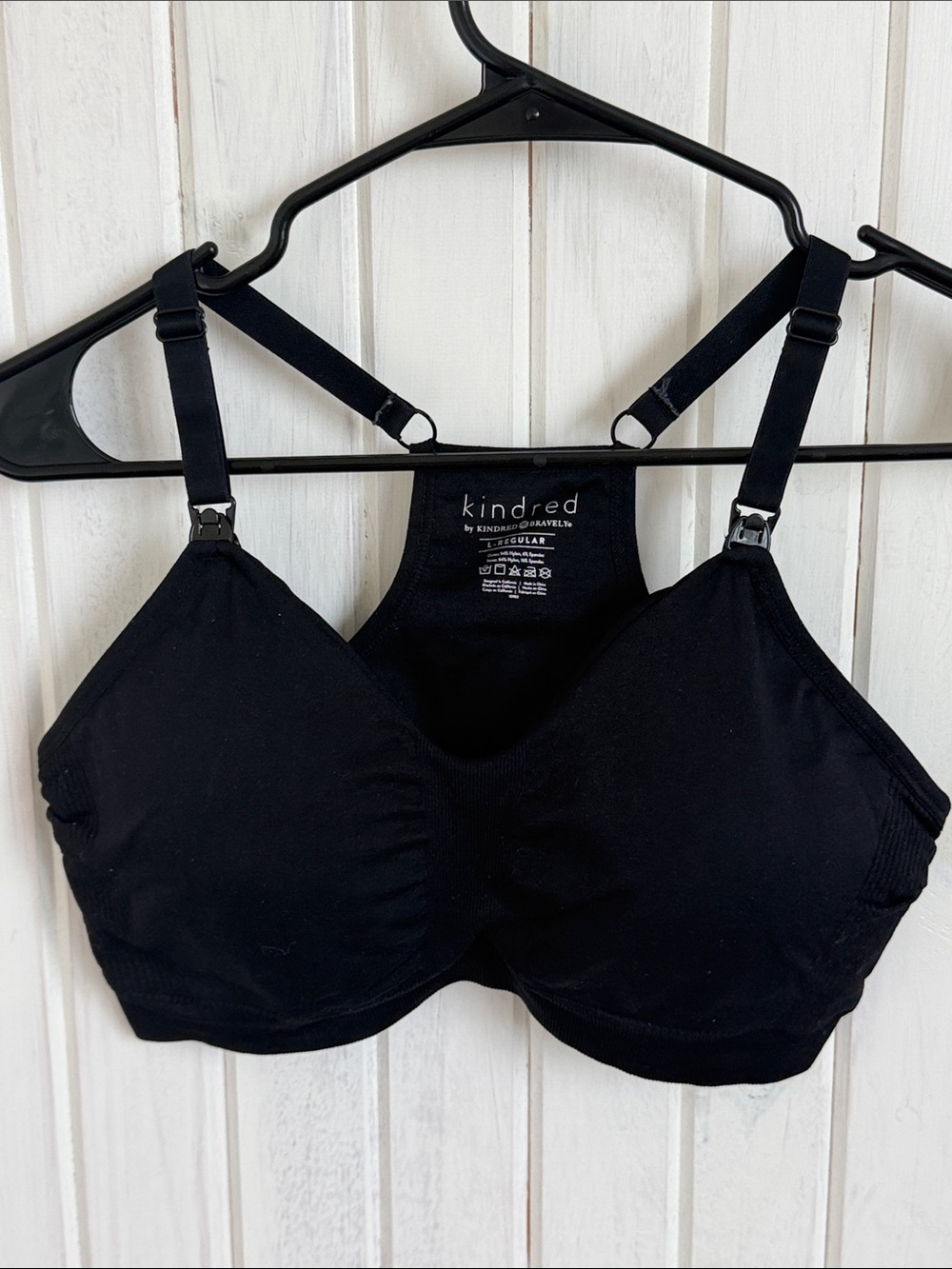Kindred Black Maternity/Nursing Bra - Comfortable Support